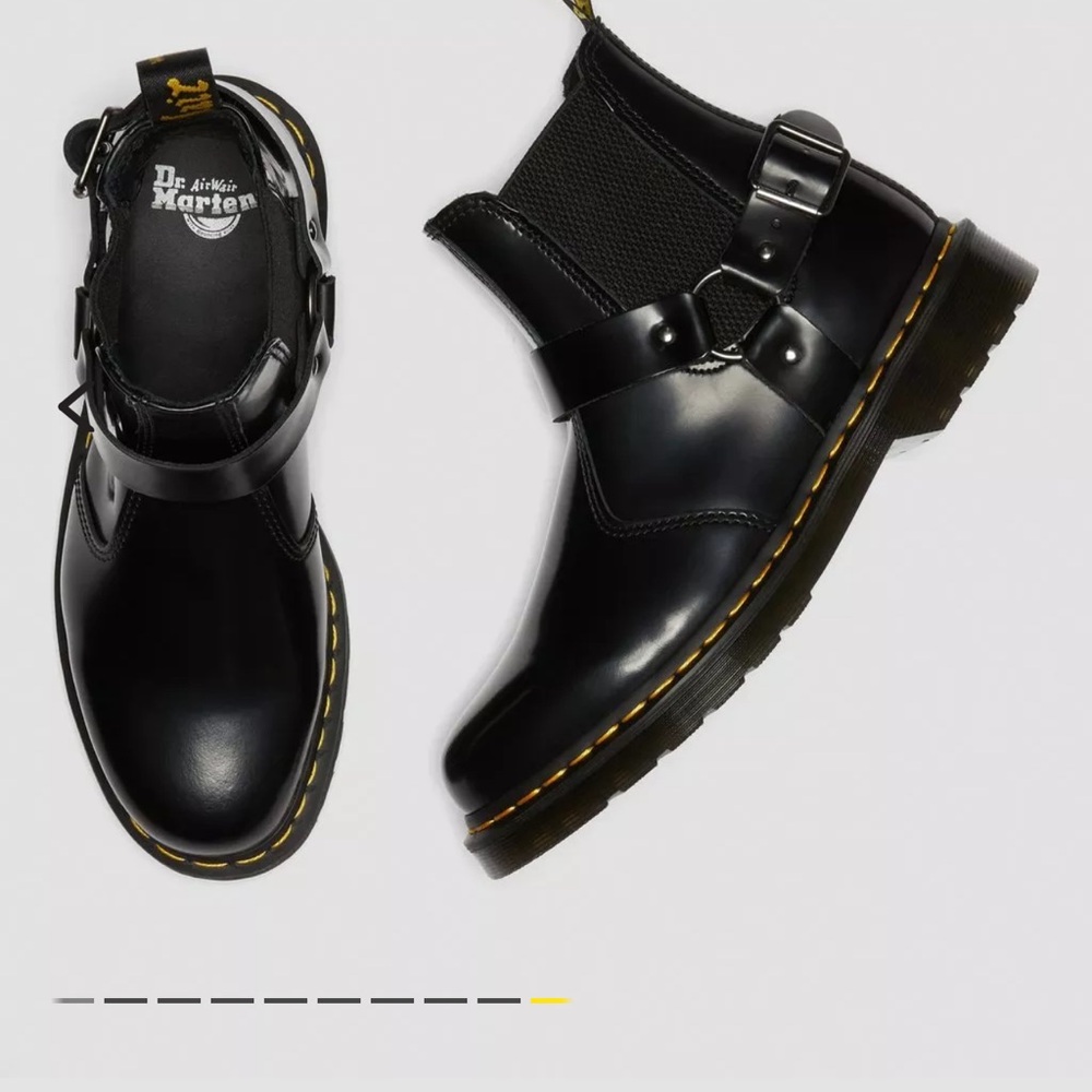 NWT DR. MARTENS WINCOX SMOOTH LEATHER BUCKLE BOOTS - Picture 11 of 11